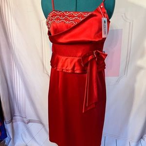 Red Prom Party Gown